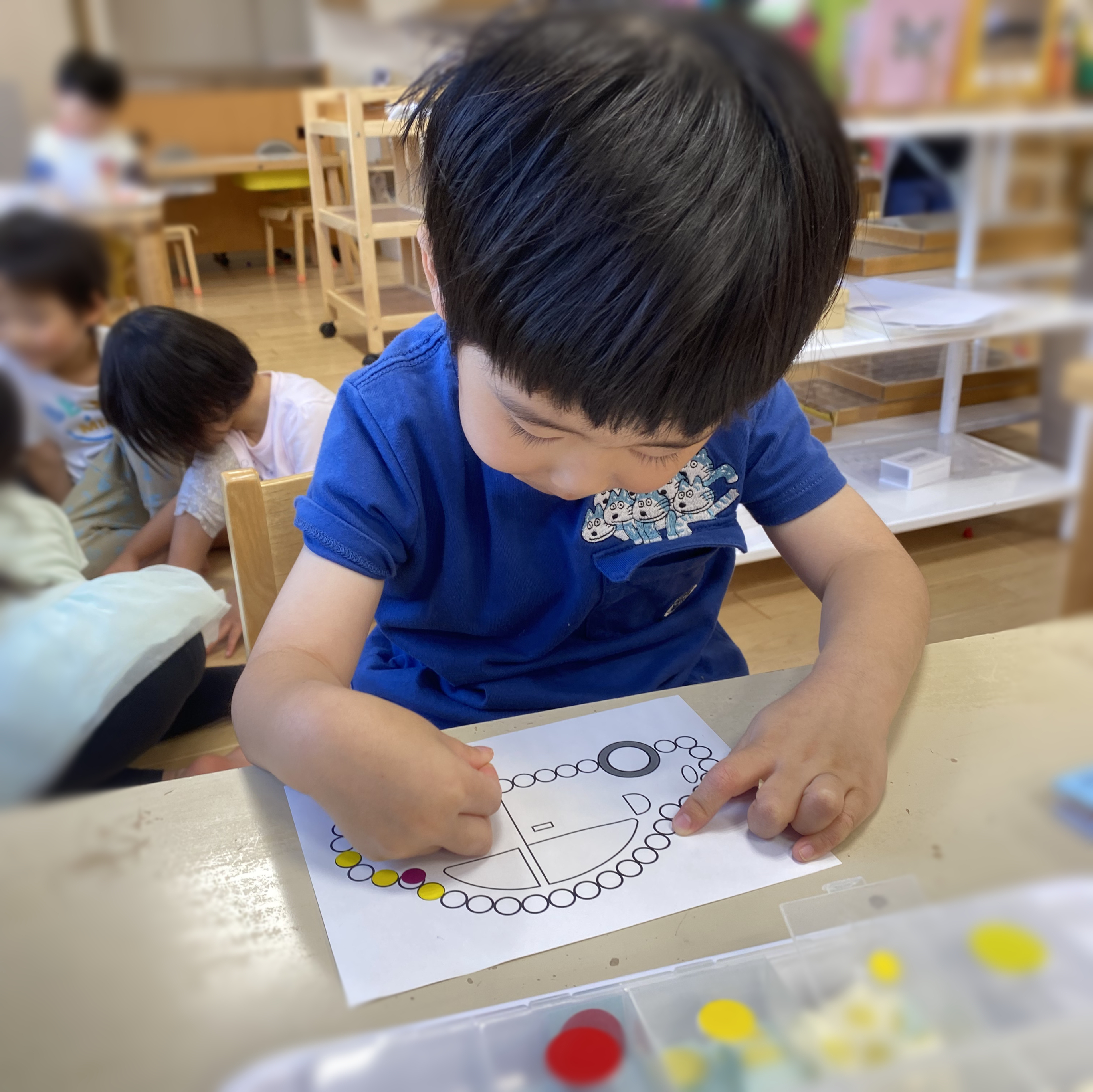 ♪　10回　ごしごし♪　「あっ　白くなってるよ」