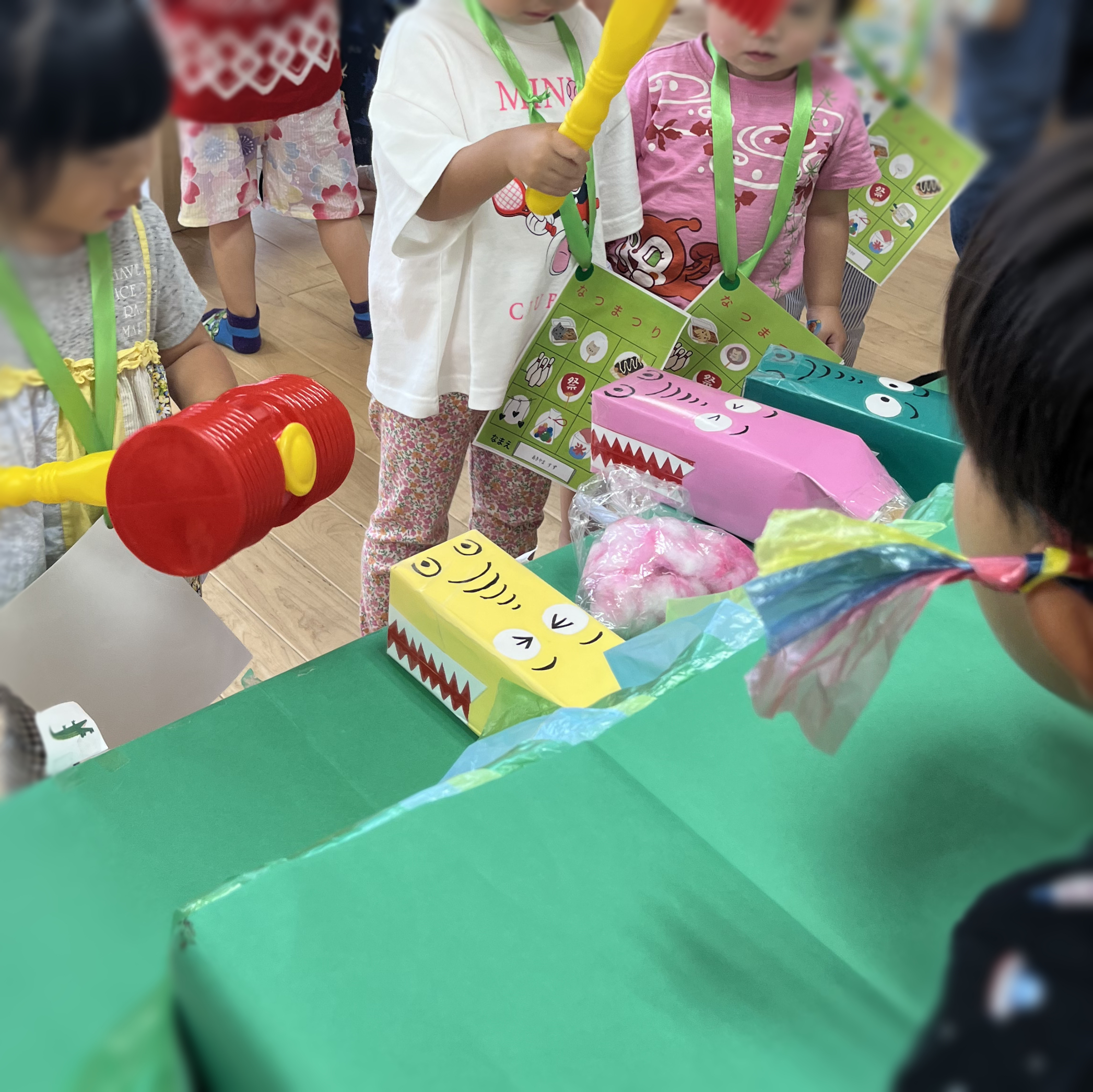 ♪　10回　ごしごし♪　「あっ　白くなってるよ」