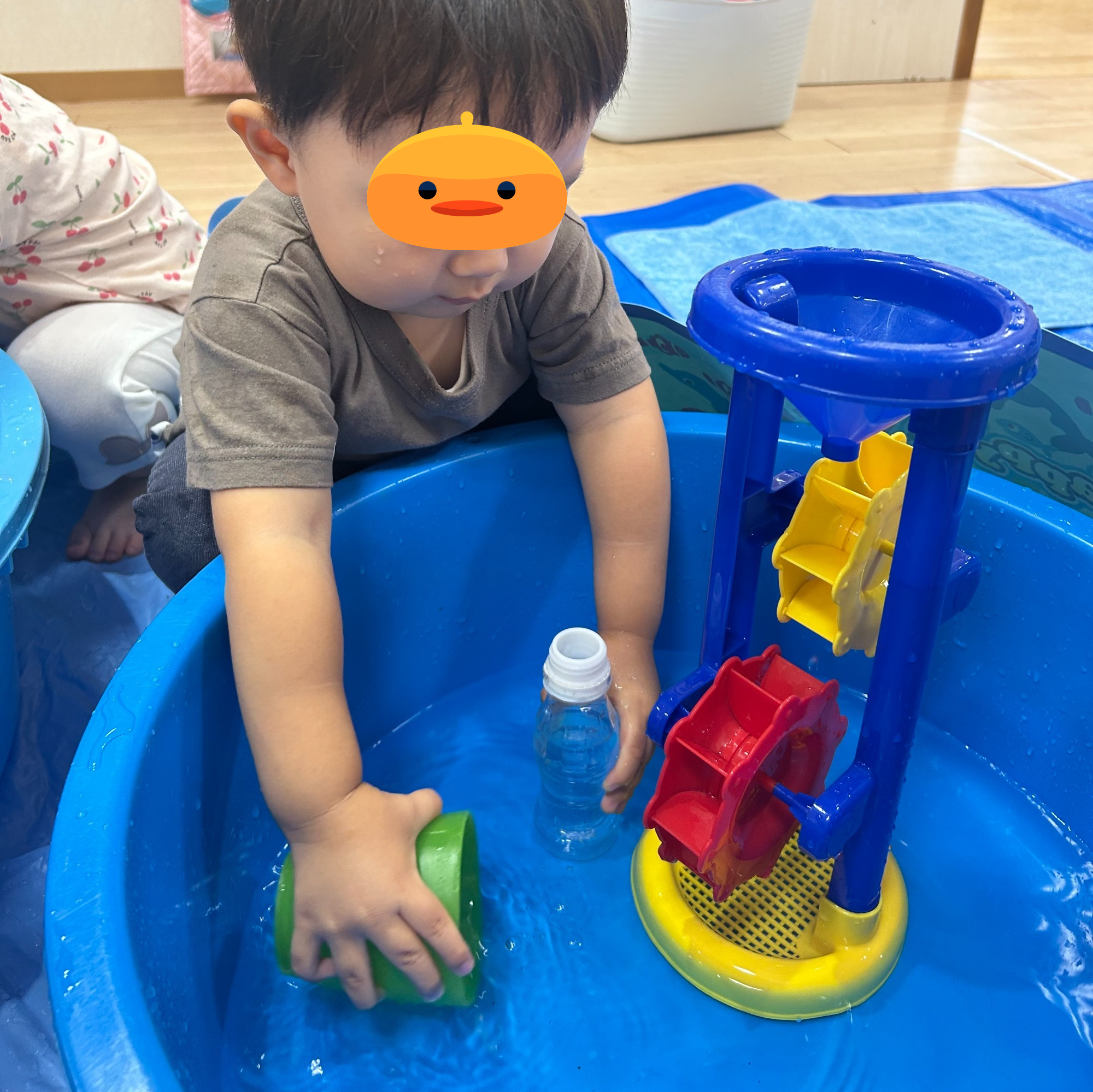 ♪　10回　ごしごし♪　「あっ　白くなってるよ」